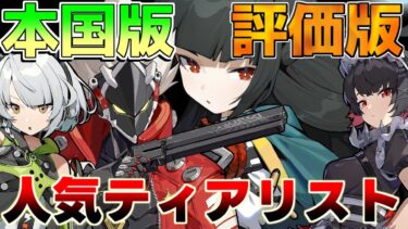 【ゼンゼロ攻略法】【ゼンゼロ】海外版！キャラ人気ティアリスト！(補足あり)【ゼンレスゾーンゼロ】【攻略解説】無課金/セス/ジェーン/エレン/雅/(評価/ティア)