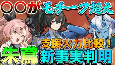 【ゼンゼロ編成】【ゼンゼロ】期待値比較！朱鳶(しゅえん)最適はニコ？蒼角？支援別最適装備解説！(おすすめめ音動機/ドライバ/編成/おすすめ凸)【攻略解説】コンボ/エレン/立ち回り/モチーフ