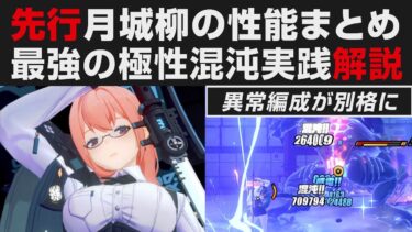 【ゼンゼロ攻略法】【ゼンゼロ】月城柳の基本性能まとめ解説・極性混沌で異常編成の強さが別格に・バーニスとの相性実践【ゼンレスゾーンゼロ・攻略・考察・検証】先行プレイ