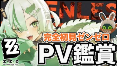 【ZZZero実況】【#ゼンレスゾーンゼロ #PV鑑賞】完全初見！プレイ前にPV鑑賞会して推しキャラ探し！🐊┊#ゼンゼロ #わぬ太